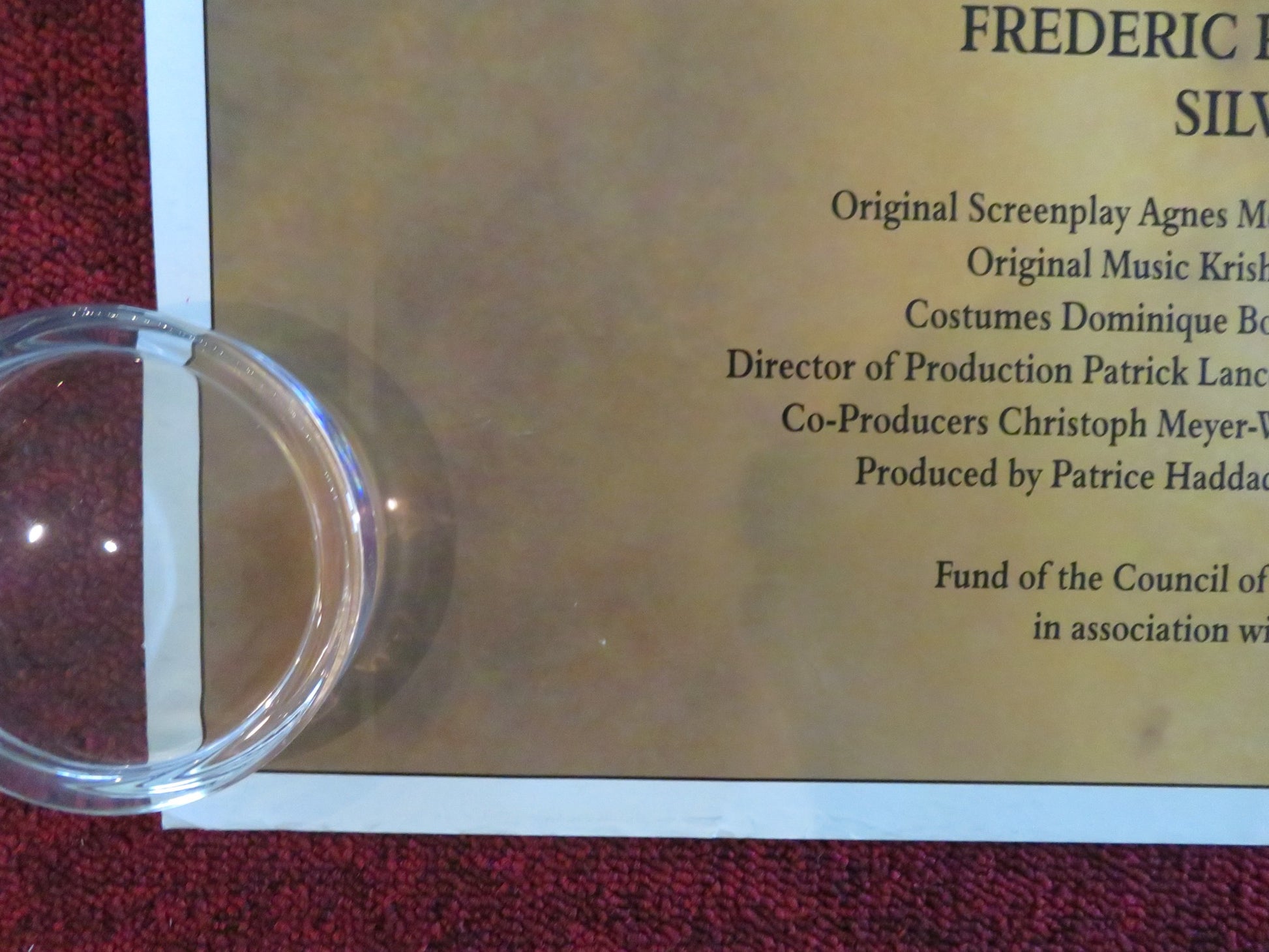 ARTEMISIA UK QUAD ROLLED POSTER MICHEL SERRAULT VALENTINA CERVI 1997 - Rendezvous Cinema