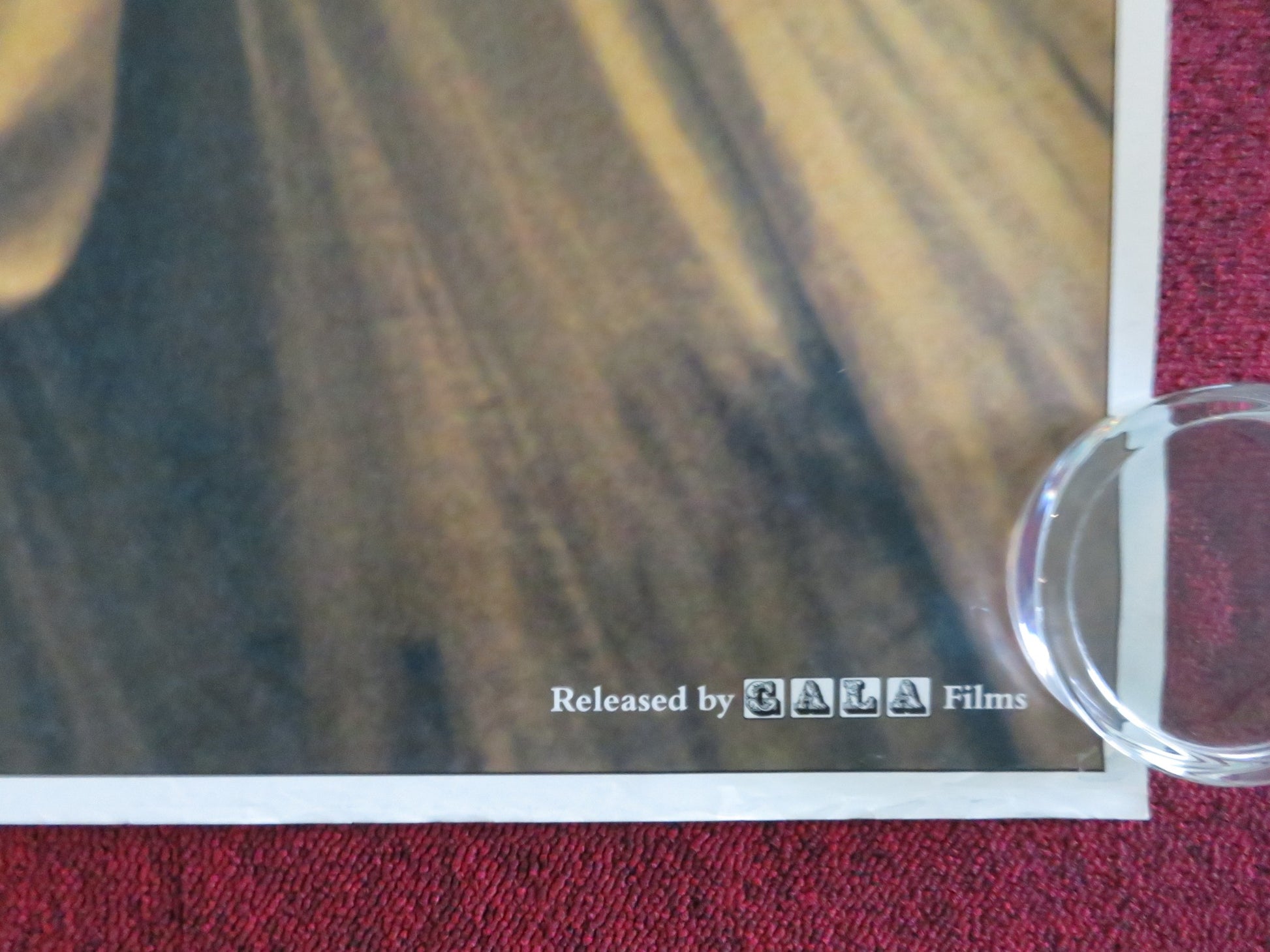 ARTEMISIA UK QUAD ROLLED POSTER MICHEL SERRAULT VALENTINA CERVI 1997 - Rendezvous Cinema