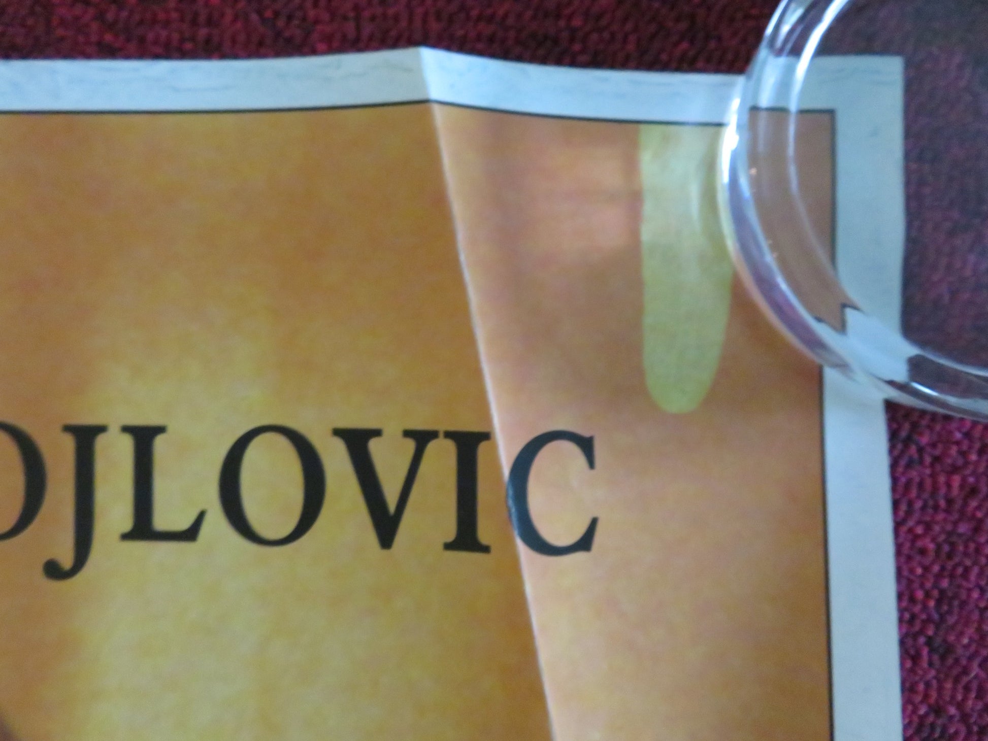 ARTEMISIA UK QUAD ROLLED POSTER MICHEL SERRAULT VALENTINA CERVI 1997 - Rendezvous Cinema