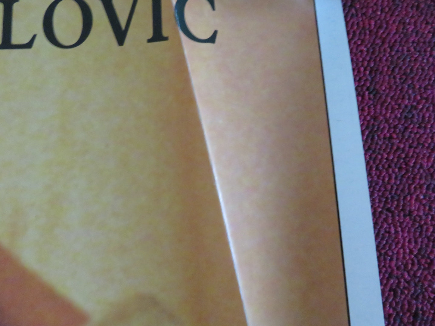 ARTEMISIA UK QUAD ROLLED POSTER MICHEL SERRAULT VALENTINA CERVI 1997 - Rendezvous Cinema