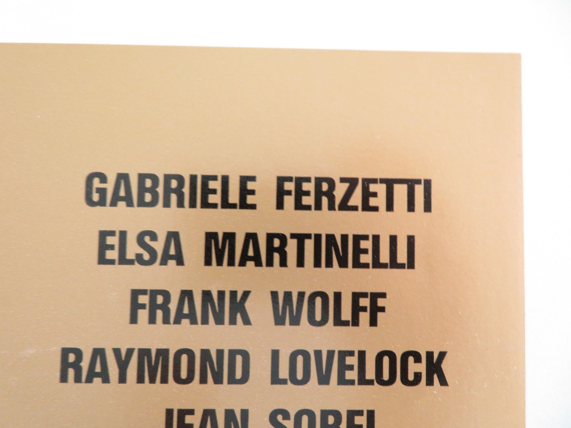 L'AMICA - J ITALIAN FOTOBUSTA POSTER LISA GASTONI GABRIELE FERZETTI 1969 - Rendezvous Cinema