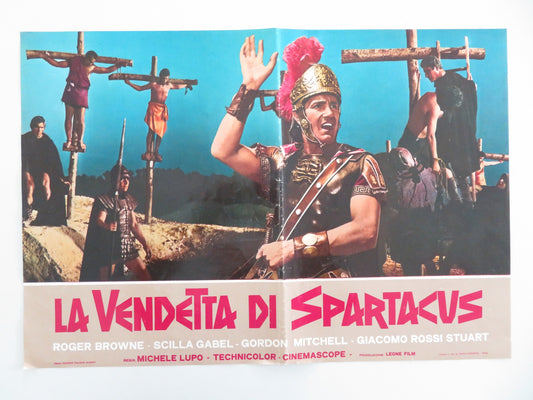 THE REVENGE OF SPARTACUS - A ITALIAN FOTOBUSTA POSTER ROGER BROWNE R1972 - Rendezvous Cinema