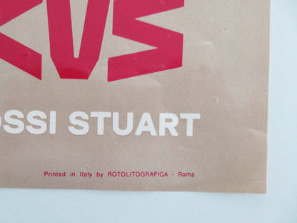 THE REVENGE OF SPARTACUS - B ITALIAN FOTOBUSTA POSTER ROGER BROWNE R1972 - Rendezvous Cinema