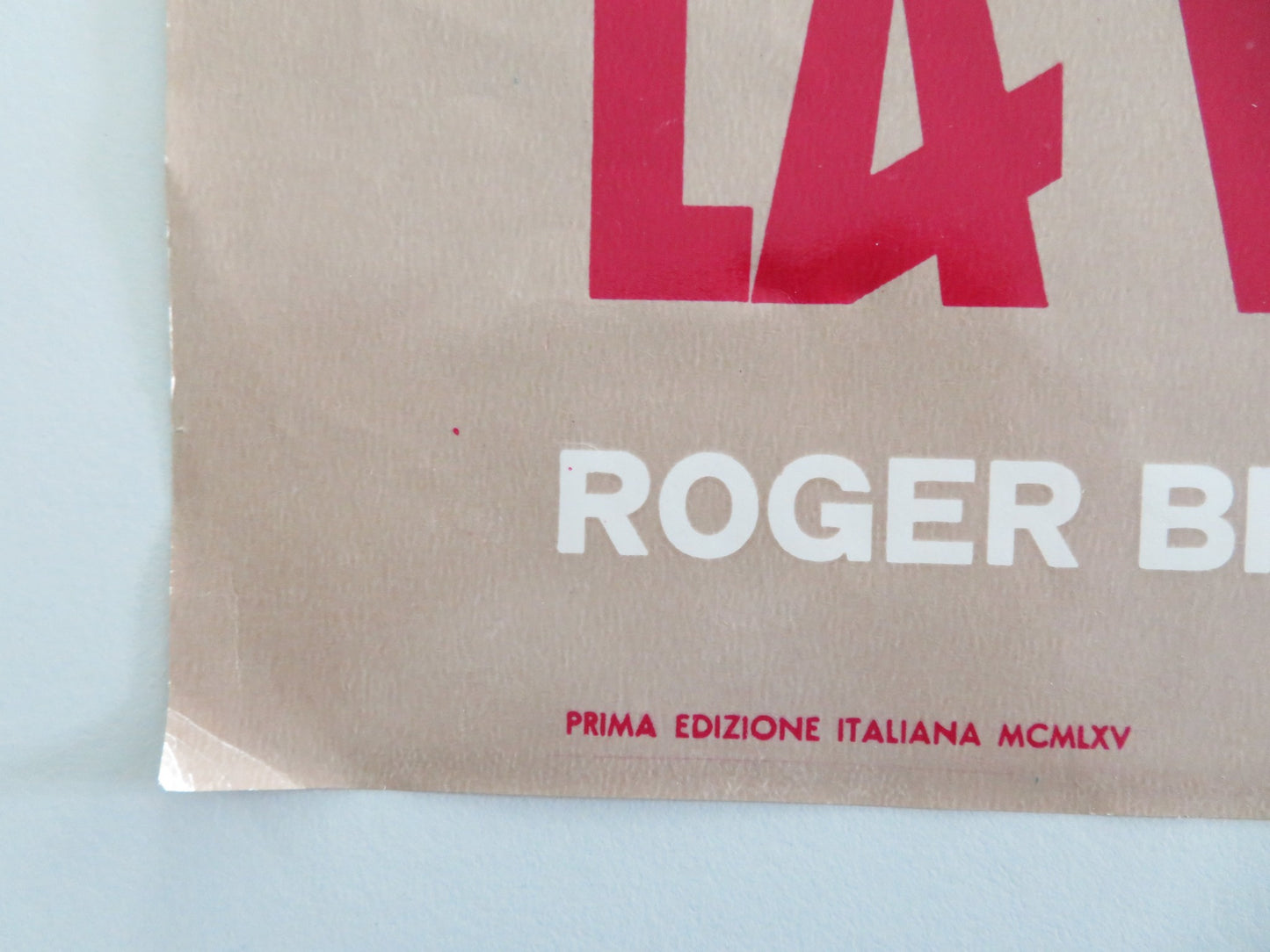 THE REVENGE OF SPARTACUS - C ITALIAN FOTOBUSTA POSTER ROGER BROWNE R1972 - Rendezvous Cinema