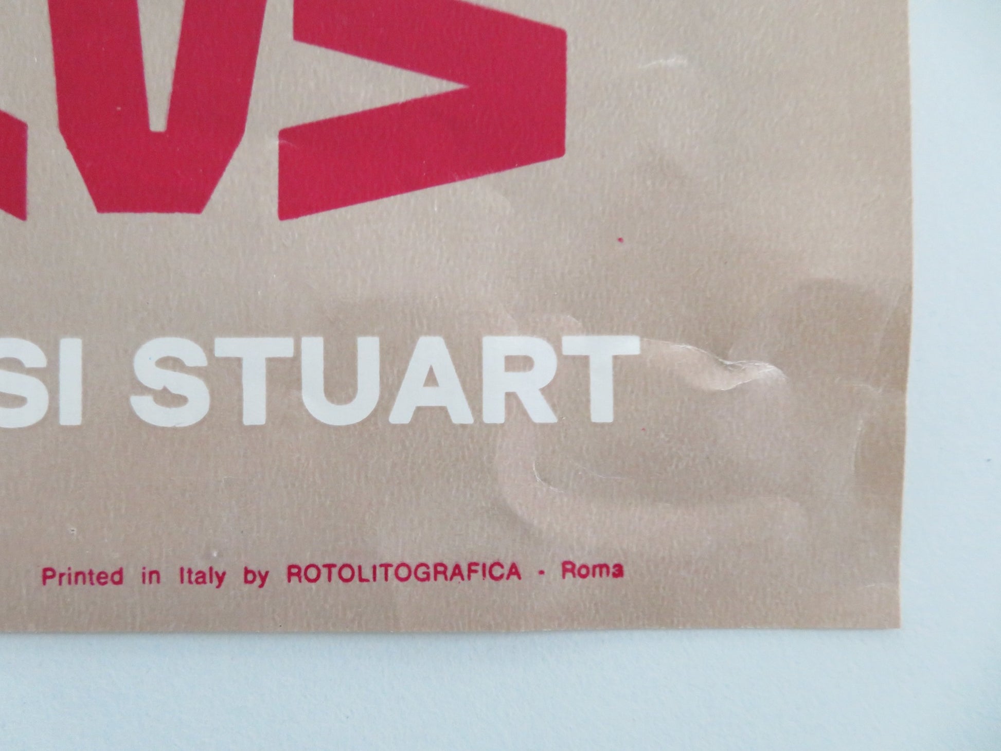 THE REVENGE OF SPARTACUS - D ITALIAN FOTOBUSTA POSTER ROGER BROWNE R1972 - Rendezvous Cinema