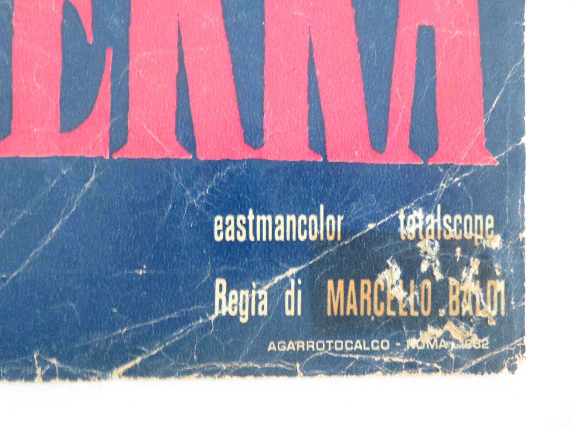 MARTE DIO DELLA GUERRA - C ITALIAN FOTOBUSTA POSTER ROGER BROWNE J. LANE 1962 - Rendezvous Cinema