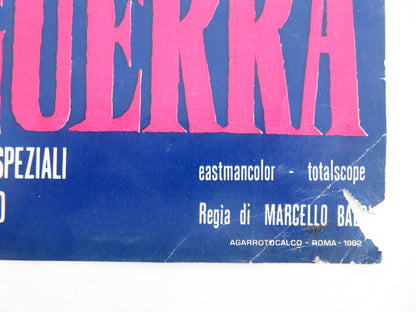 MARTE DIO DELLA GUERRA - D ITALIAN FOTOBUSTA POSTER ROGER BROWNE J. LANE 1962 - Rendezvous Cinema