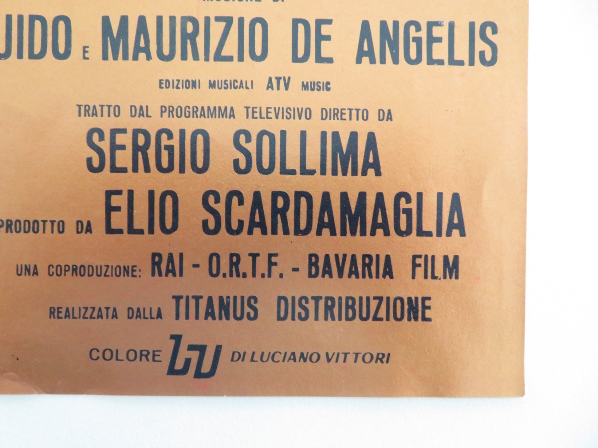 SANDOKAN 2 PART - C ITALIAN FOTOBUSTA POSTER KABIR BEDI ADOLFO CELI 1976 - Rendezvous Cinema