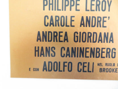 SANDOKAN 2 PART - D ITALIAN FOTOBUSTA POSTER KABIR BEDI ADOLFO CELI 1976 - Rendezvous Cinema