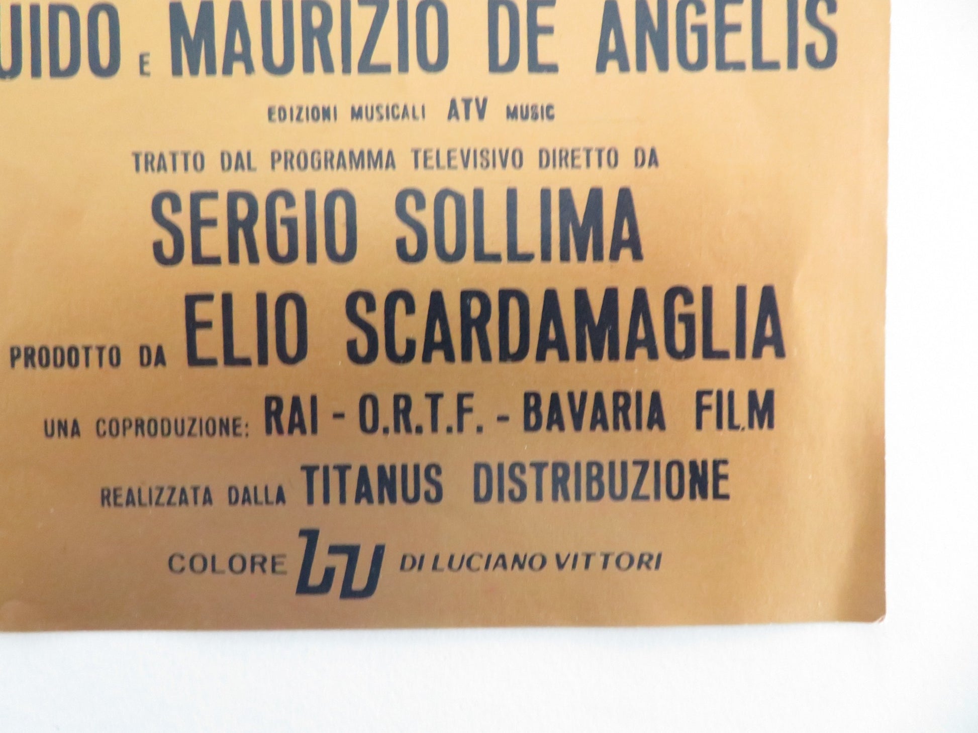 SANDOKAN 2 PART - D ITALIAN FOTOBUSTA POSTER KABIR BEDI ADOLFO CELI 1976 - Rendezvous Cinema