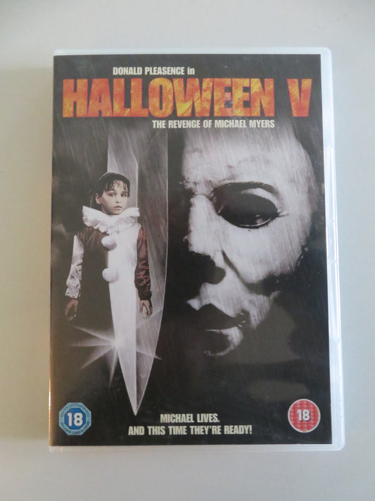 HALLOWEEN 5: THE REVENGE OF MICHAEL MYERS (DVD) DONALD PLEASENCE 1989 REGION 2