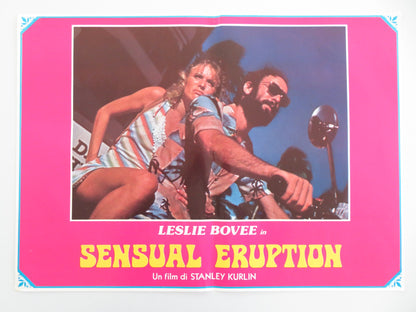 ERUPTION - C ITALIAN FOTOBUSTA POSTER LESLIE BOVEE JOHN HOLMES 1977 - Rendezvous Cinema