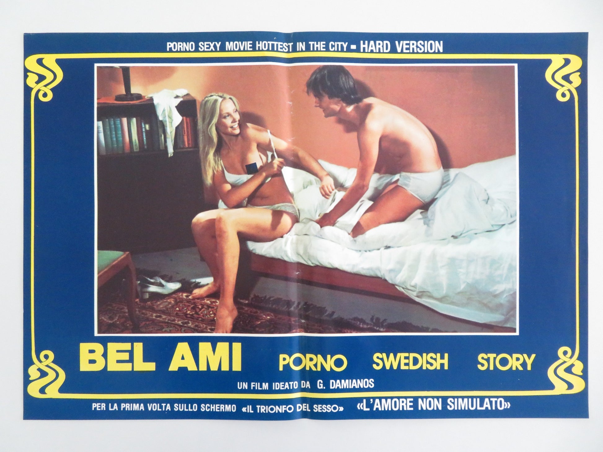 BEL AMI - F ITALIAN FOTOBUSTA POSTER HARRY REEMS CHRISTA LINDER 1976 - Rendezvous Cinema