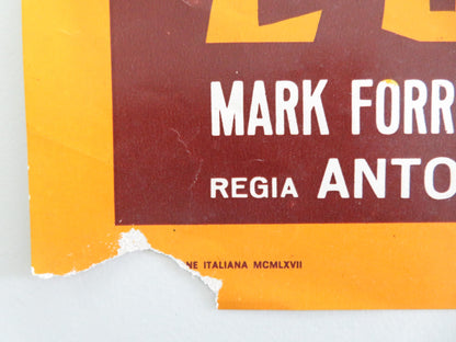 MOLE MEN AGAINST THE SON OF HERCULES ITALIAN FOTOBUSTA POSTER MARK FOREST R1967 - Rendezvous Cinema