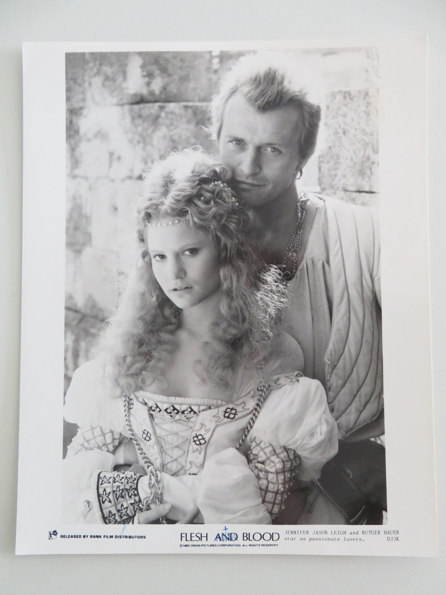 FLESH + BLOOD MOVIE STILL PHOTO LOT OF 8 RUTGER HAUER JENNIFER JASON LEIGH 1985 - Rendezvous Cinema