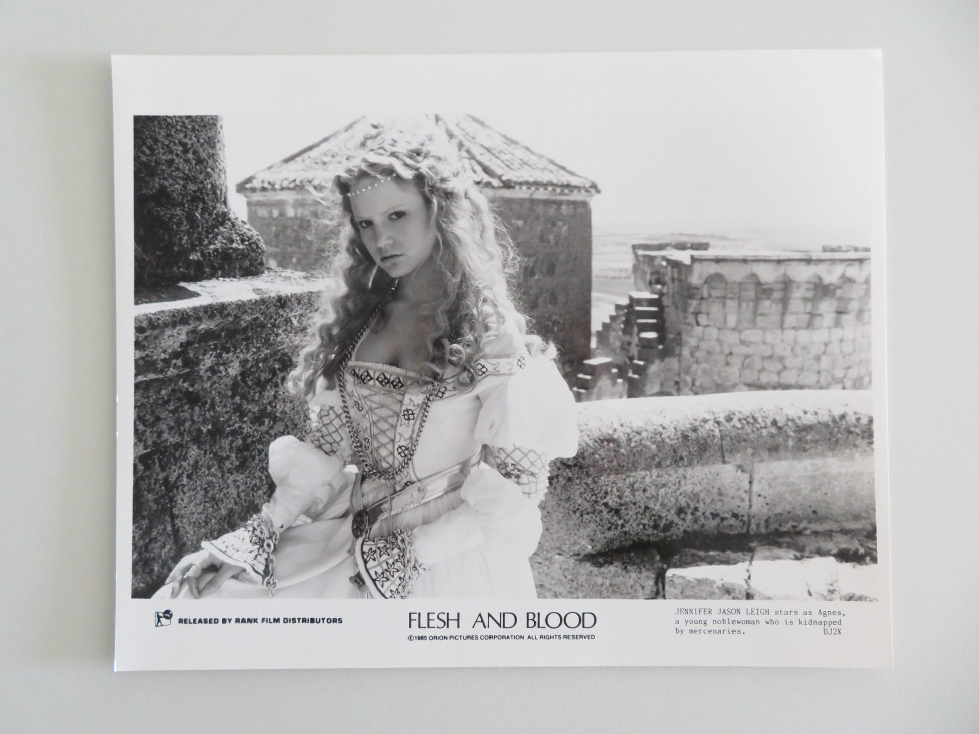 FLESH + BLOOD MOVIE STILL PHOTO LOT OF 8 RUTGER HAUER JENNIFER JASON LEIGH 1985 - Rendezvous Cinema