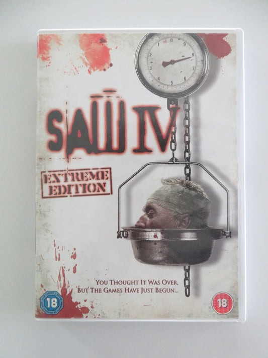 Saw IV Extreme Edition (DVD) Tobin Bell Costas Mandylor 2007 Region 2