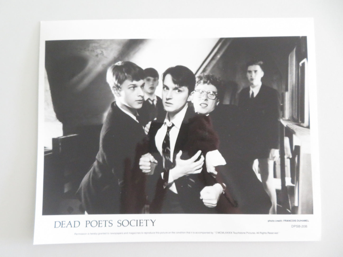 DEAD POETS SOCIETY MOVIE STILL PHOTO LOT OF 5 ROBIN WILLIAMS JOSH CHARLES 1989 - Rendezvous Cinema