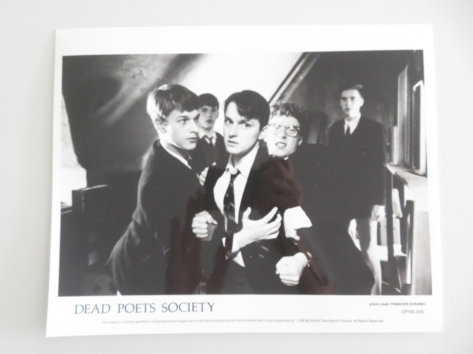 DEAD POETS SOCIETY MOVIE STILL PHOTO LOT OF 5 ROBIN WILLIAMS JOSH CHARLES 1989 - Rendezvous Cinema