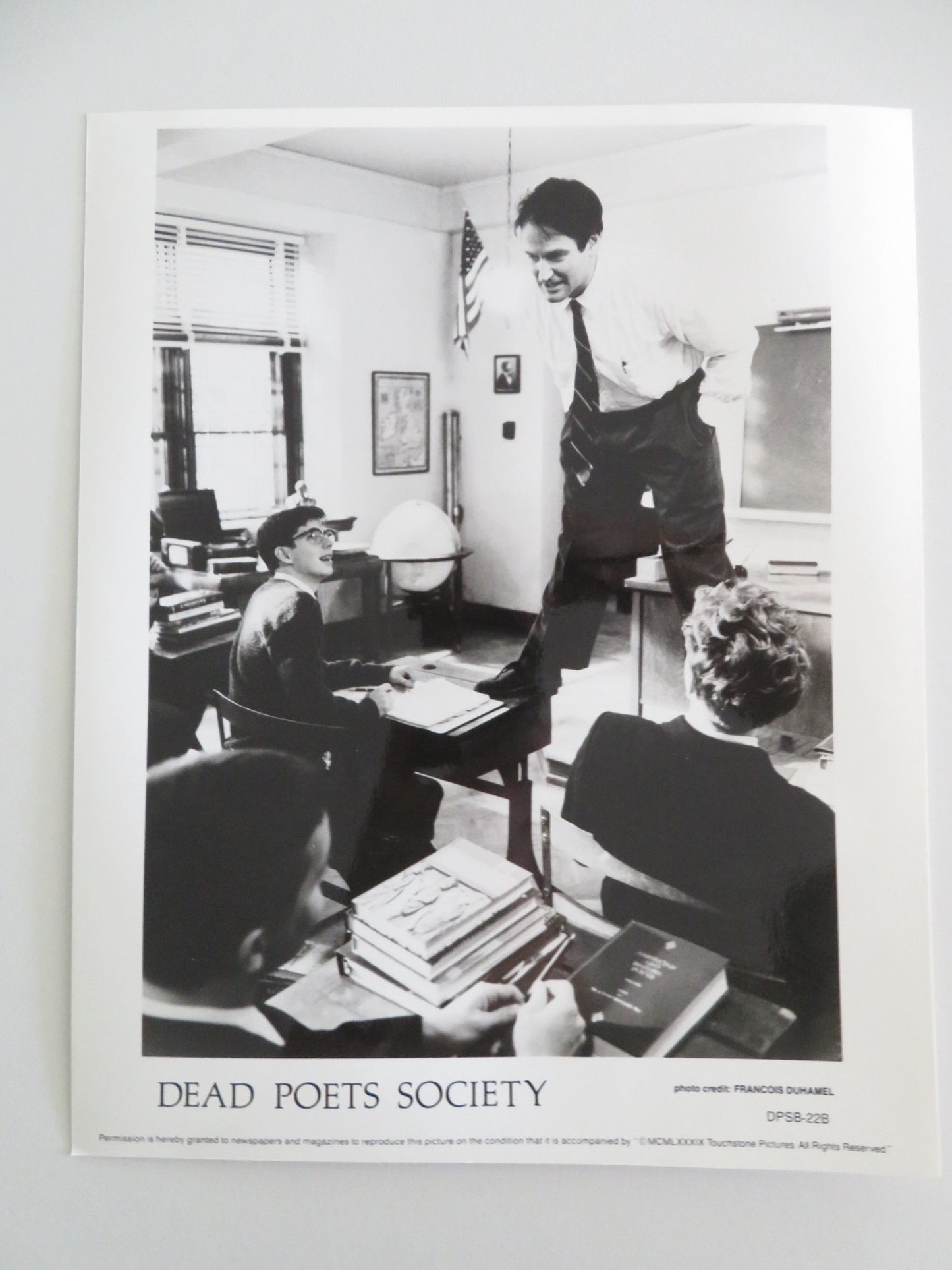 DEAD POETS SOCIETY MOVIE STILL PHOTO LOT OF 5 ROBIN WILLIAMS JOSH CHARLES 1989 - Rendezvous Cinema