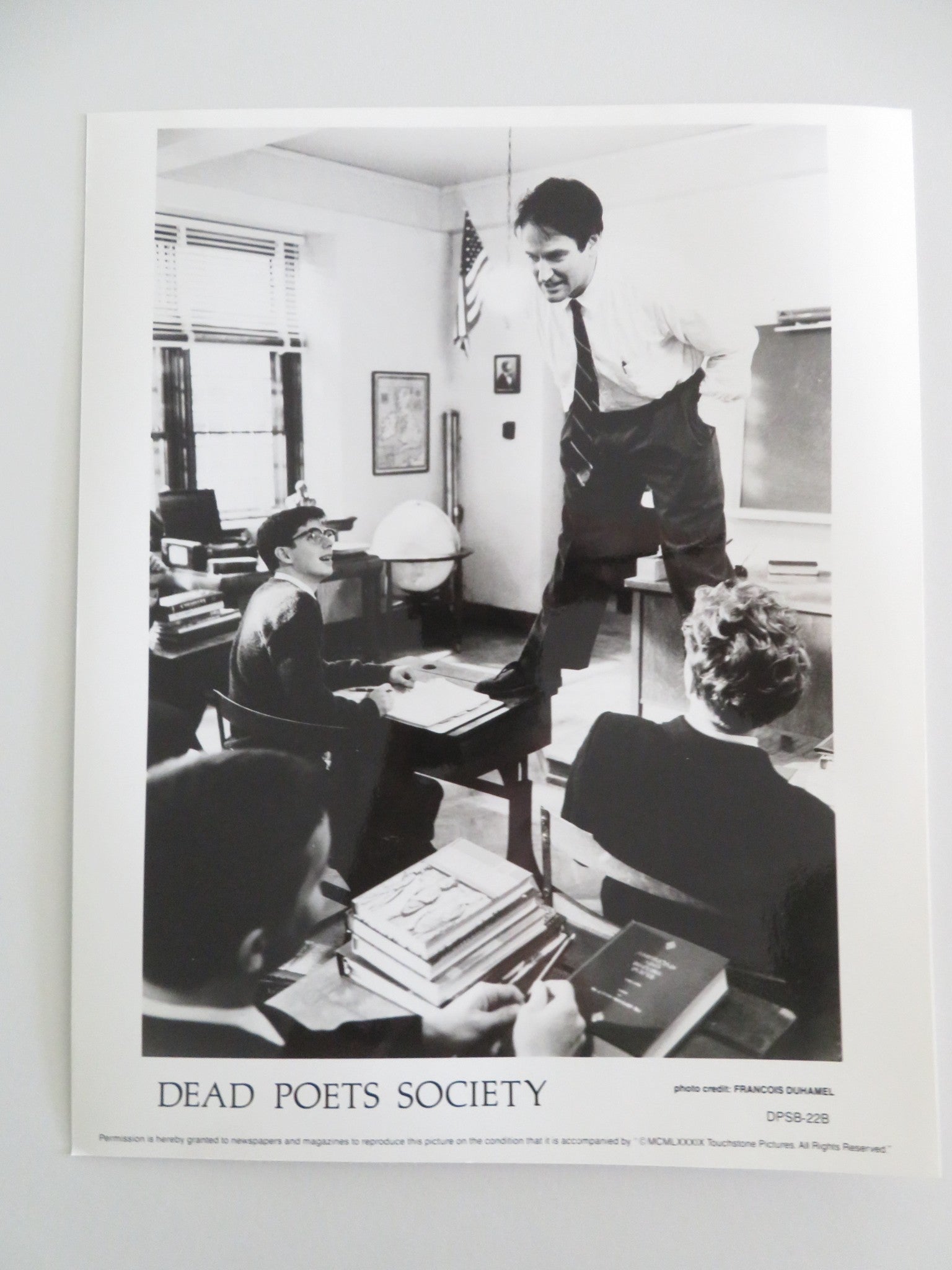 DEAD POETS SOCIETY MOVIE STILL PHOTO LOT OF 5 ROBIN WILLIAMS JOSH CHARLES 1989 - Rendezvous Cinema