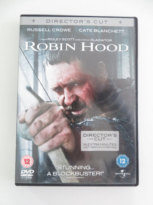 Robin Hood - Director's Cut (DVD) Russell Crowe Cate Blanchett 2010 Region 2,4,5
