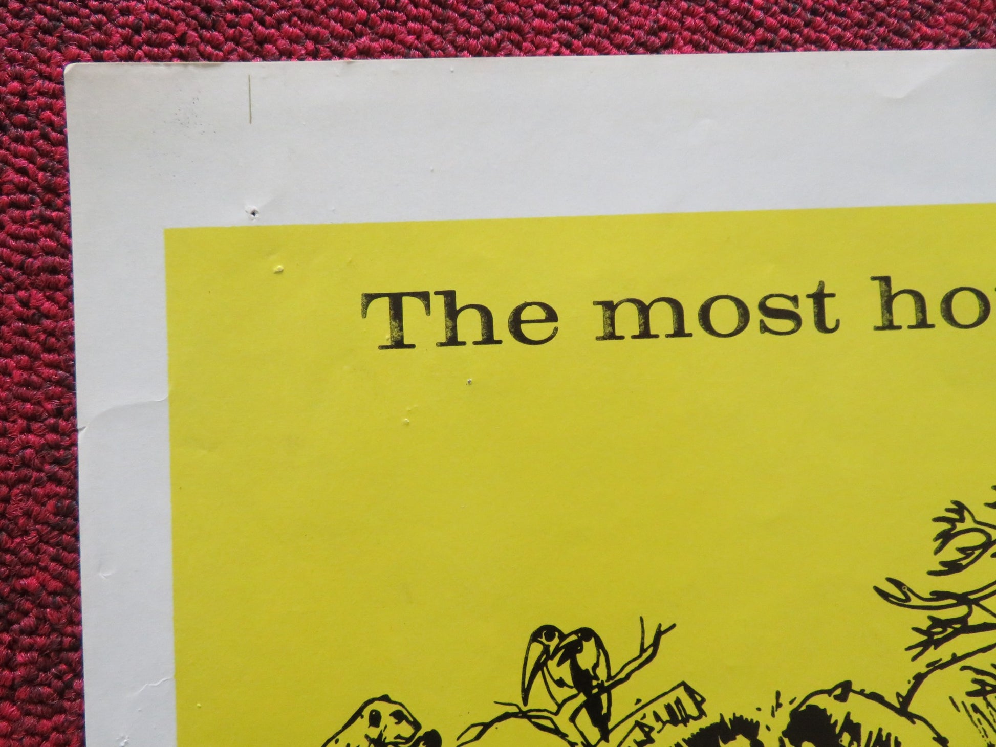 THE LIVING DESERT FOLDED US ONE SHEET POSTER DISNEY WINSTON HIBLER R1964 - Rendezvous Cinema