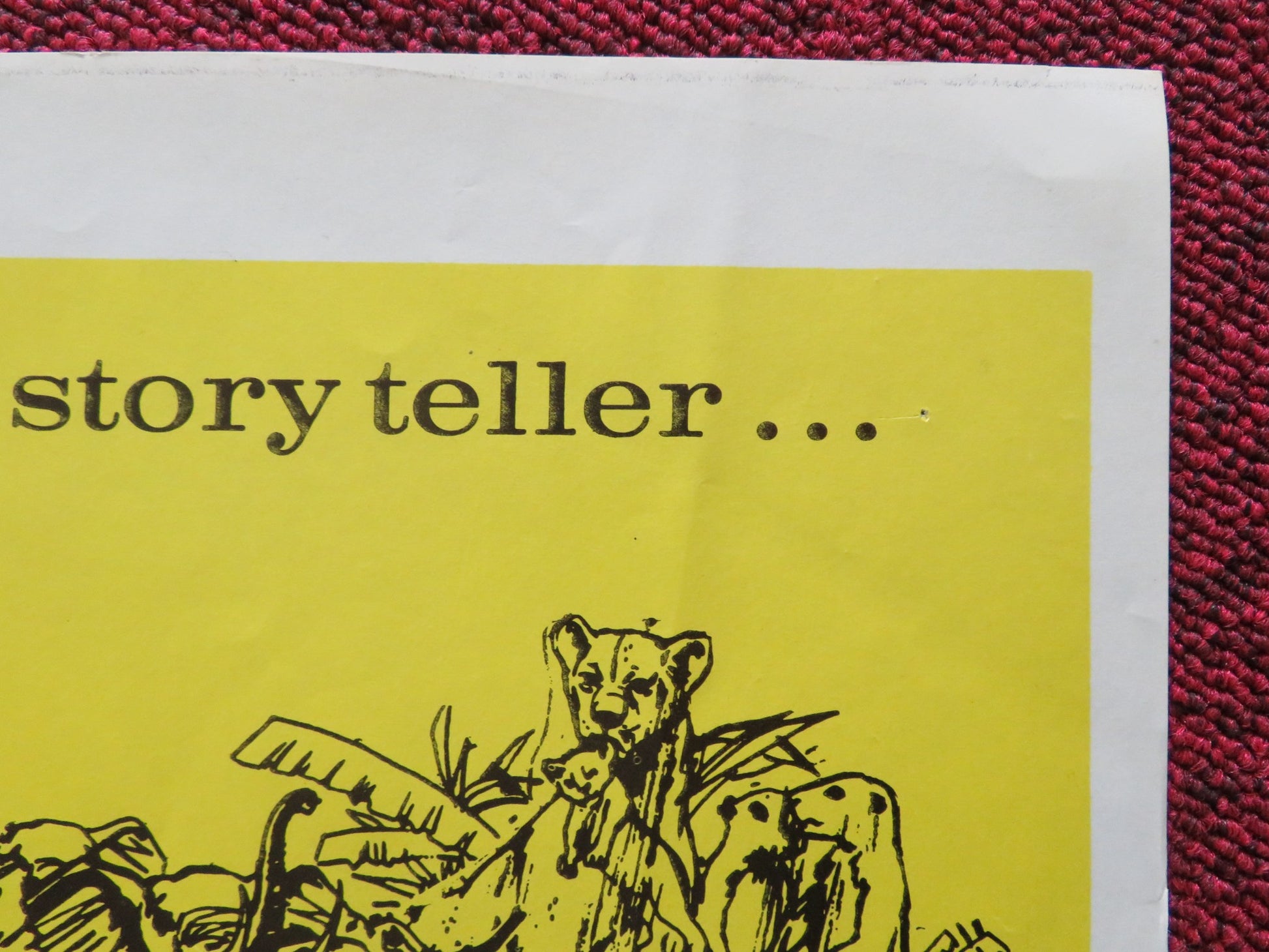 THE LIVING DESERT FOLDED US ONE SHEET POSTER DISNEY WINSTON HIBLER R1964 - Rendezvous Cinema