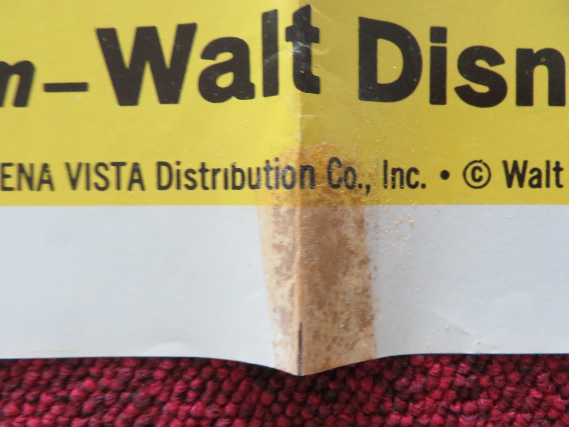 THE LIVING DESERT FOLDED US ONE SHEET POSTER DISNEY WINSTON HIBLER R1964 - Rendezvous Cinema