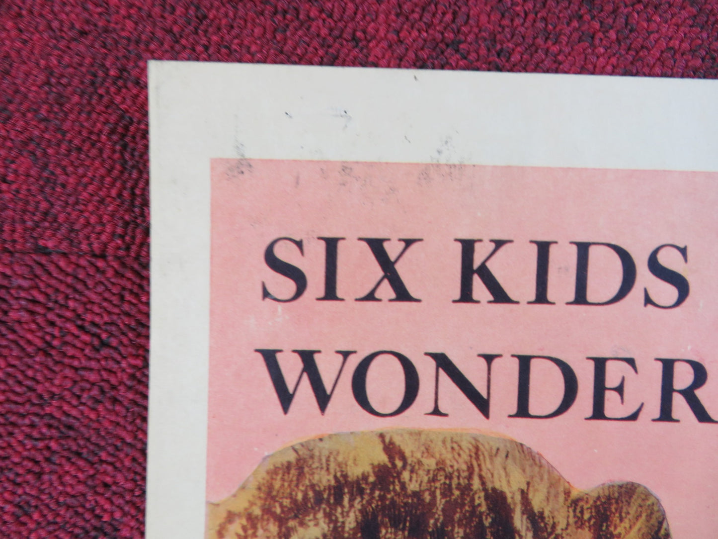 ALL MINE TO GIVE US INSERT POSTER GLYNIS JOHNS CAMERON MITCHELL 1957 - Rendezvous Cinema