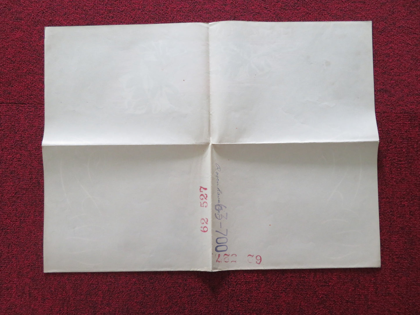 DER ROSENKAVALIER FOLDED US ONE SHEET POSTER ELISABETH SCHWARZKOPF 1967 - Rendezvous Cinema