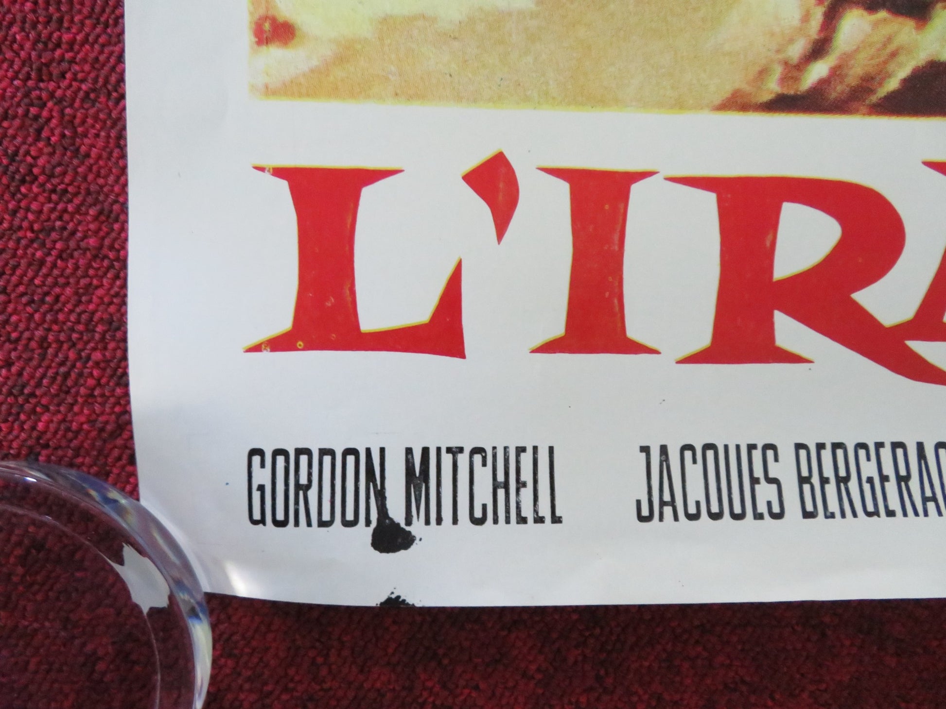 FURY OF ACHILLES ITALIAN FOGLIO POSTER GORDON MITCHELL JACQUES BERGERAC R1962 - Rendezvous Cinema