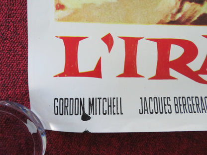 FURY OF ACHILLES ITALIAN FOGLIO POSTER GORDON MITCHELL JACQUES BERGERAC R1962 - Rendezvous Cinema