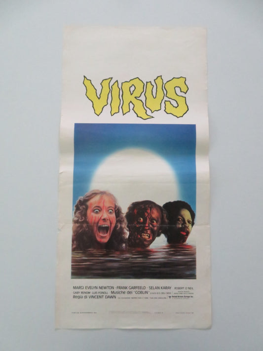 HELL OF THE LIVING DEAD ITALIAN LOCANDINA POSTER MARGIE NEWTON GAROFALO 1981