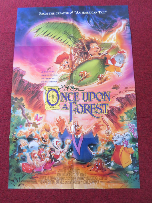 ONCE UPON A FOREST FOLDED US ONE SHEET POSTER MICHAEL CRAWFORD BEN VEREEN 1993