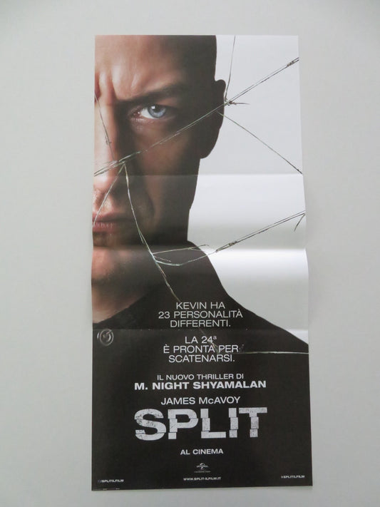 SPLIT ITALIAN LOCANDINA POSTER JAMES MCAVOY ANYA TAYLOR-JOY 2016