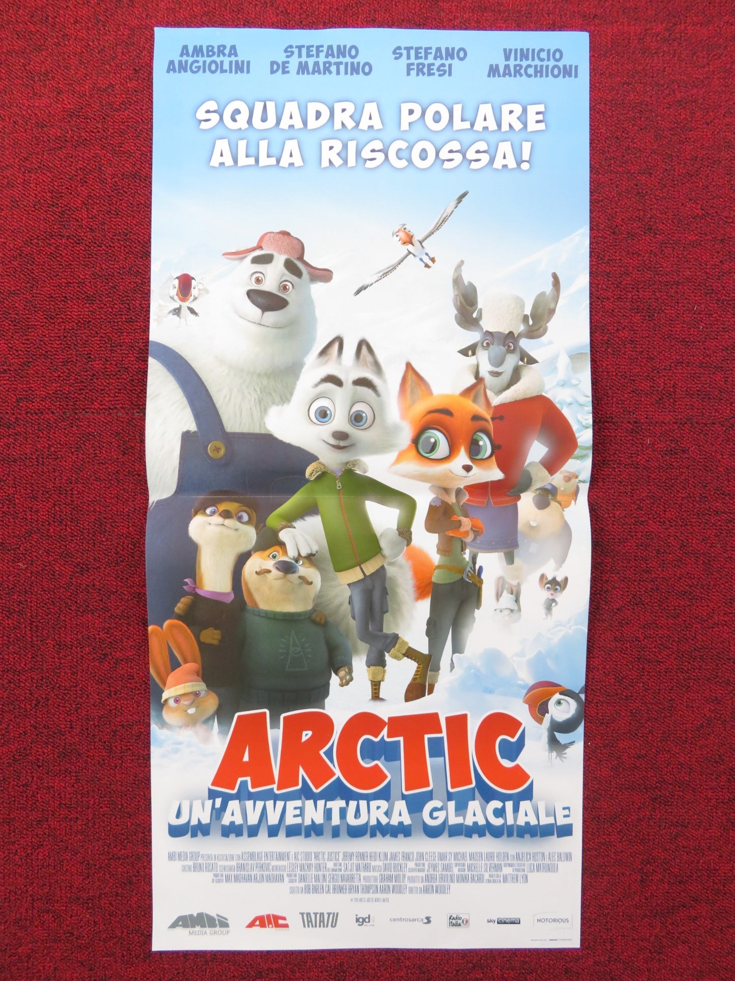 ARCTIC DOGS ITALIAN LOCANDINA POSTER JEREMY RENNER HEIDI KLUM 2018 - Rendezvous Cinema