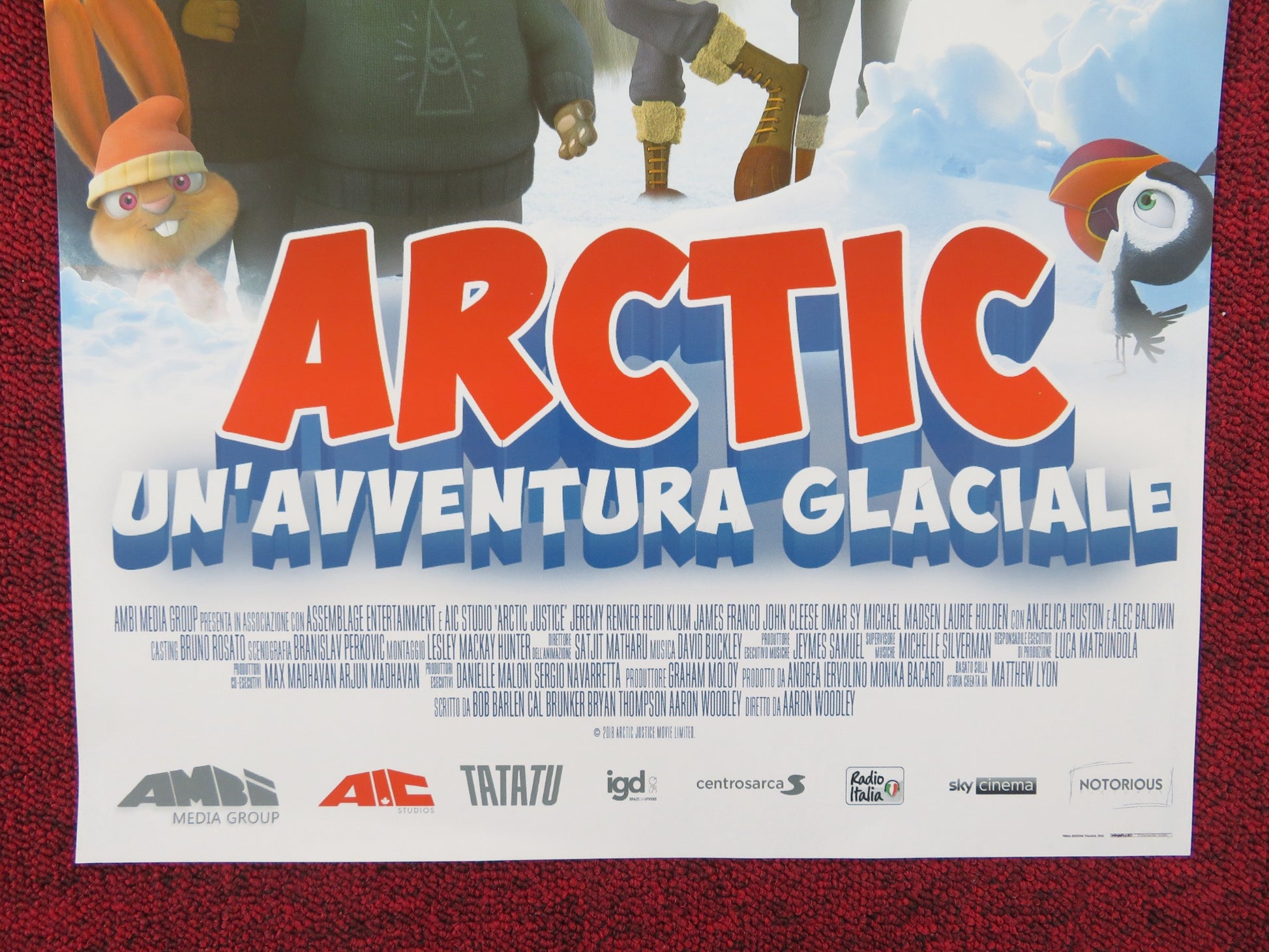 ARCTIC DOGS ITALIAN LOCANDINA POSTER JEREMY RENNER HEIDI KLUM 2018 - Rendezvous Cinema