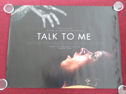 TALK TO ME - A UK QUAD ROLLED POSTER ARI MCCARTHY HAMISH PHILLIPS 2022