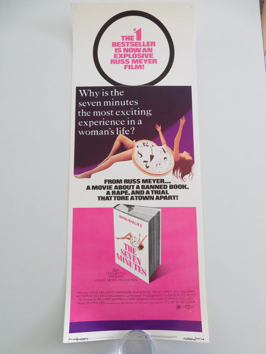 The Seven Minutes US Insert Poster Wayne Maunder Marianne McAndrew 1971