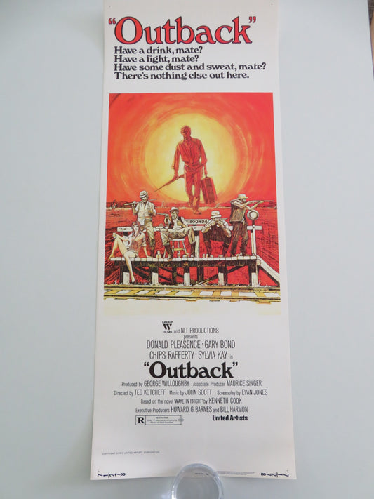 Wake In Fright US Insert Poster Donald Pleasence Gary Bond 1971