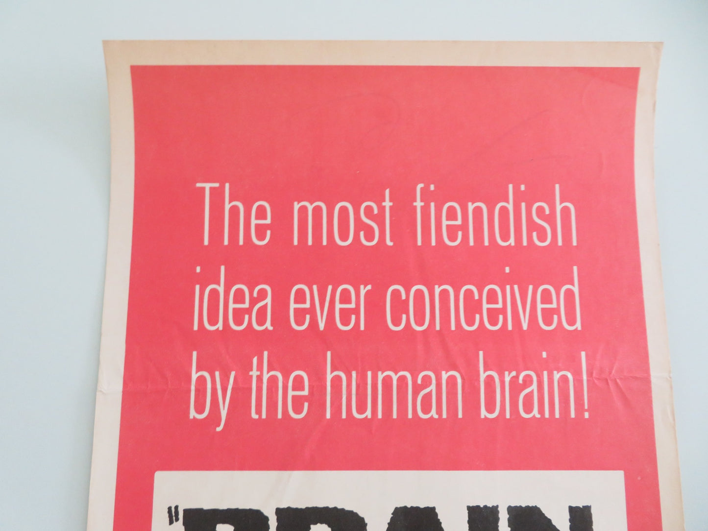 Brainstorm US Insert Poster Jeffrey Hunter Anne Francis 1965