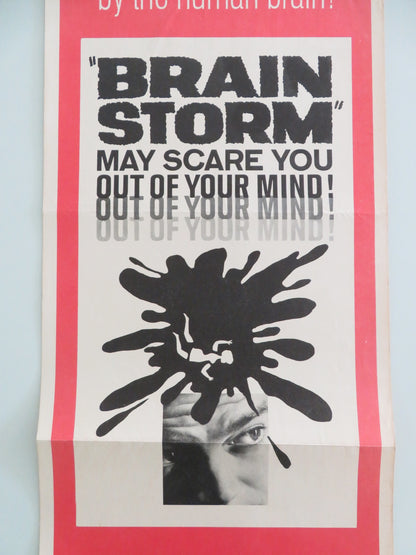 Brainstorm US Insert Poster Jeffrey Hunter Anne Francis 1965