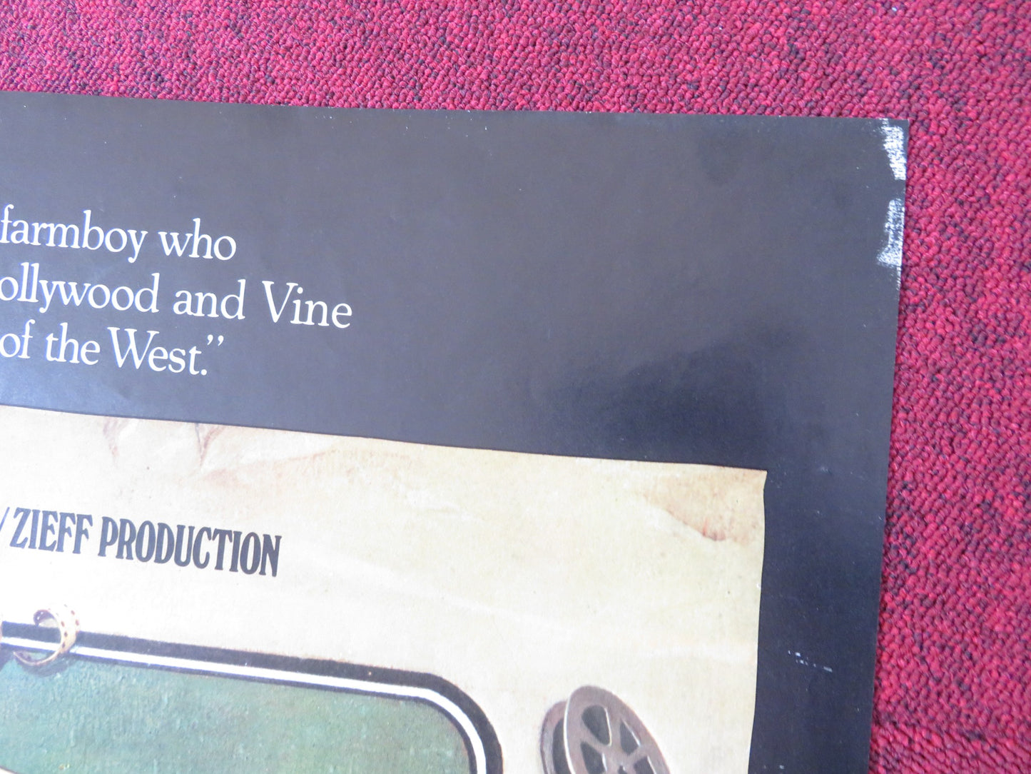 HEARTS OF THE WEST FOLDED US ONE SHEET POSTER JEFF BRIDGES ANDY GRIFFITH 1975 - Rendezvous Cinema