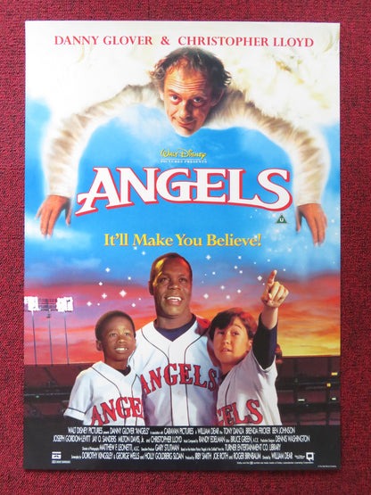 ANGELS IN THE OUTFIELD VHS VIDEO POSTER DANNY GLOVER CHRISTOPHER LLOYD 1994 - Rendezvous Cinema