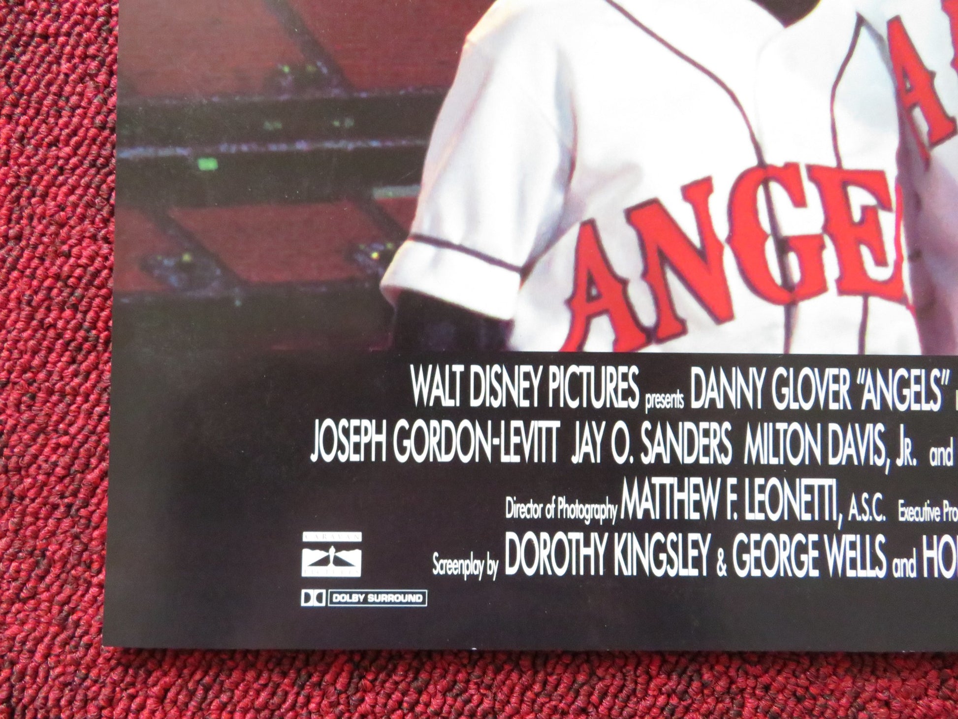 ANGELS IN THE OUTFIELD VHS VIDEO POSTER DANNY GLOVER CHRISTOPHER LLOYD 1994 - Rendezvous Cinema
