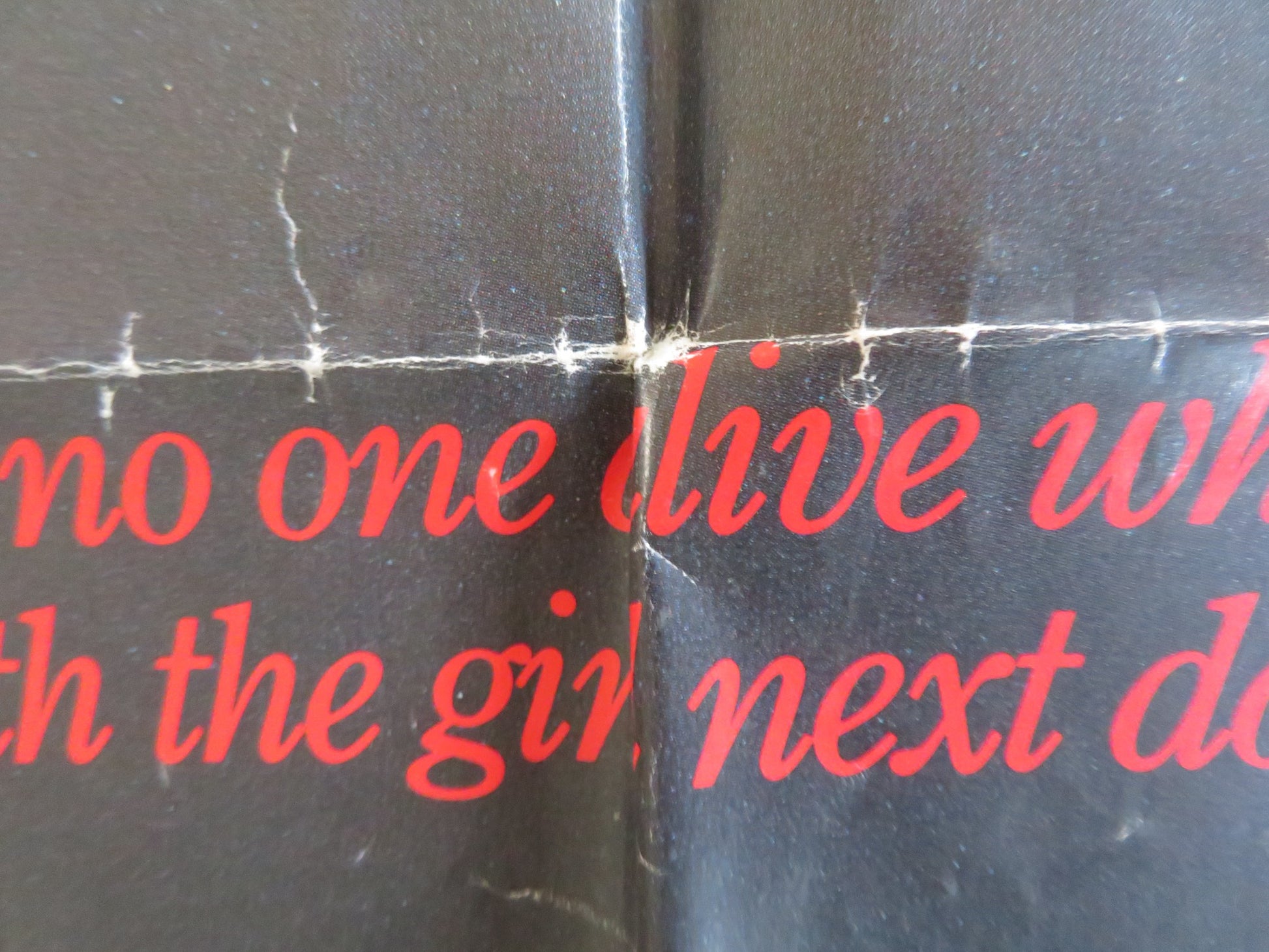 DEADLY FRIEND FOLDED US ONE SHEET POSTER WES CRAVEN KRISTY SWANSON 1986 - Rendezvous Cinema