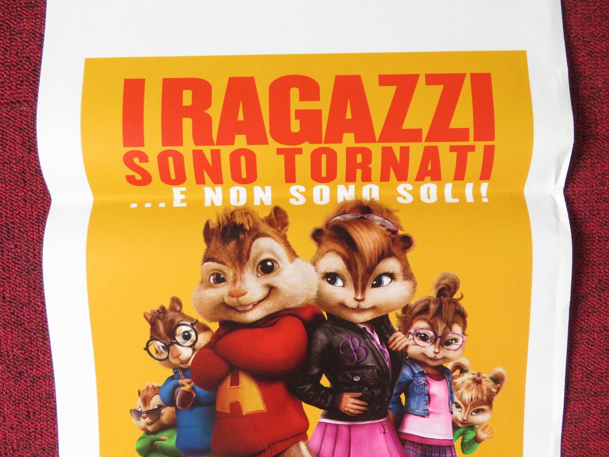 ALVIN AND THE CHIPMUNKS: THE SQUEAKQUEL ITALIAN LOCANDINA POSTER JASON LEE 2009 - Rendezvous Cinema