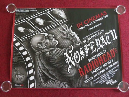 RADIOHEAD X NOSFERATU: A SYMPHONY OF HORROR UK QUAD ROLLED POSTER GRANACH 2024