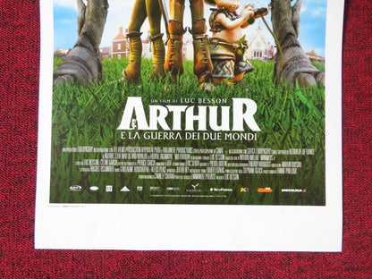 ARTHUR 3: THE WAR OF THE TWO WORLDS ITALIAN LOCANDINA POSTER MIA FARROW 2010 - Rendezvous Cinema